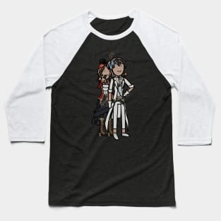 Paranormal Detective & Lockheart Cartoon 6 Baseball T-Shirt